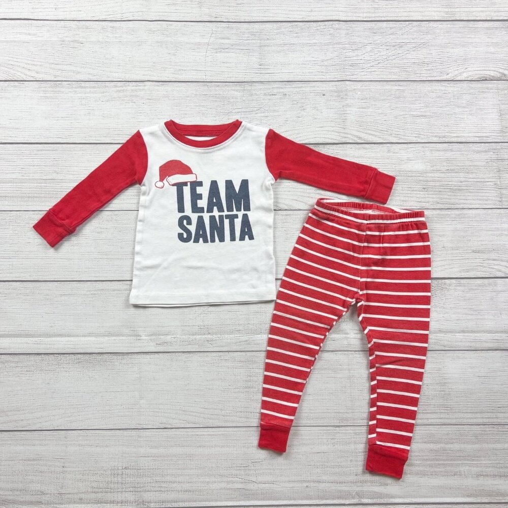 Carter’s Team Santa Pajamas - Picture 3 of 4